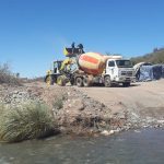 Lee más sobre el artículo Avance de obra en el Rio La Troya, en la localidad de Guandacol