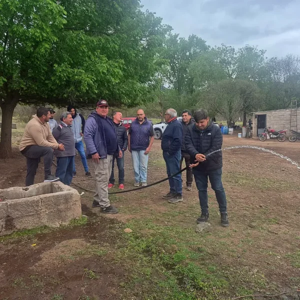 El Gobierno de La Rioja amplia la red de agua potable en GUANCHIN